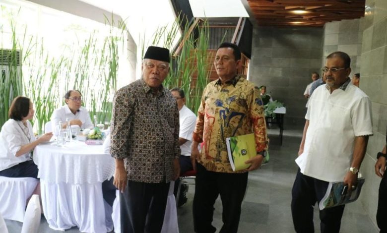 Gubernur Kepri Ansar Ahmad bertemu Menteri PUPR Basuki Hadijmulyono, f-Diskominfo